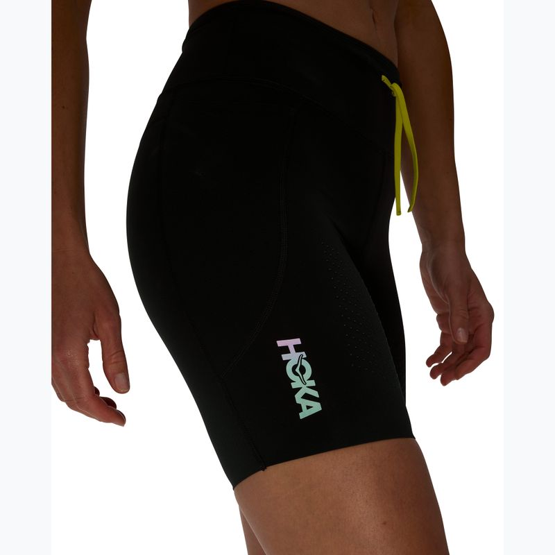 Női futó leggings HOKA Skybreeze Half fekete 5