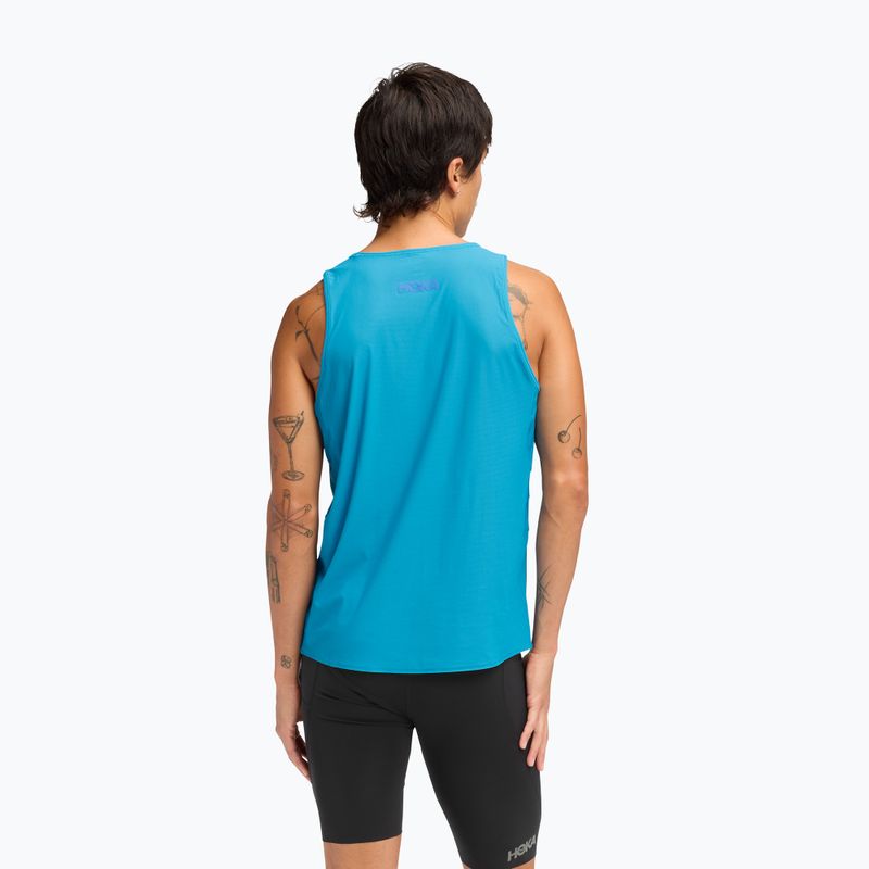 Férfi futópóló HOKA Airolite Tank 2.0 hoka blue 3