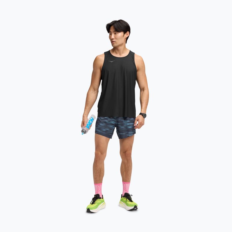 Férfi futóshort HOKA Glide 5" blue blurr 2