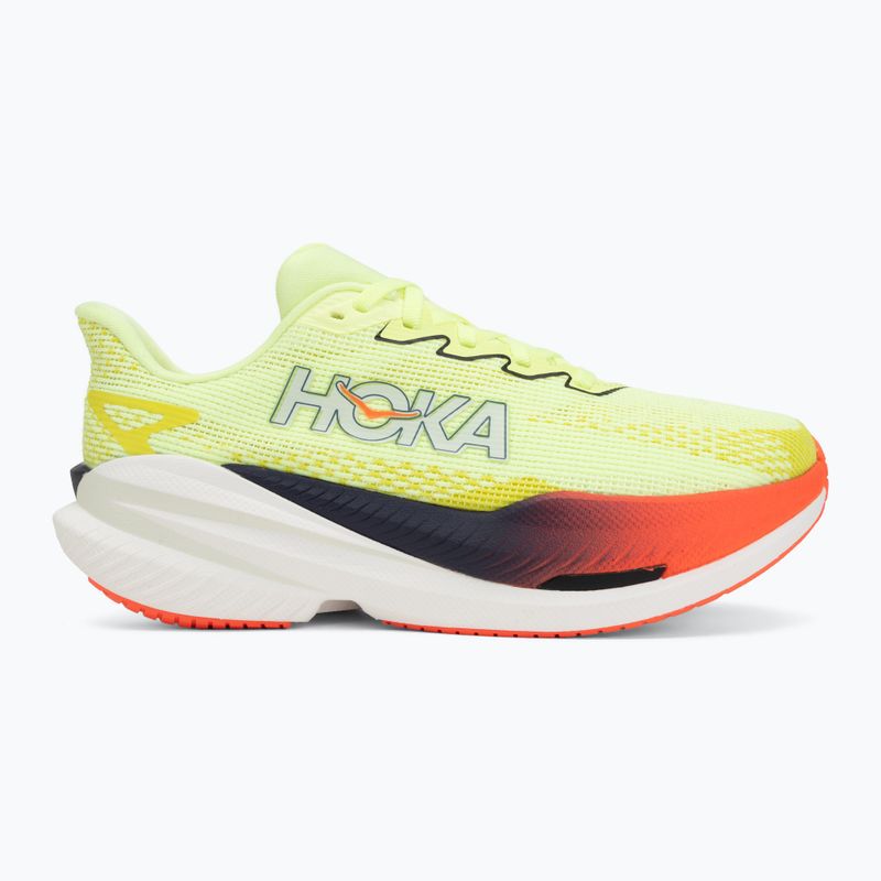 Női futócipők Hoka Mach X 3 Nneon yuzu/squid ink 2
