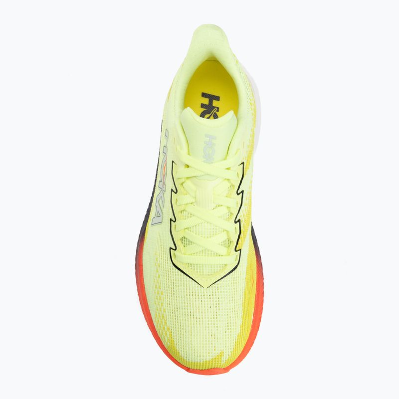 Női futócipők Hoka Mach X 3 Nneon yuzu/squid ink 5