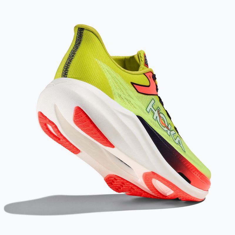 Futócipők HOKA Rocket X 3 neon yuzu/squid ink 5