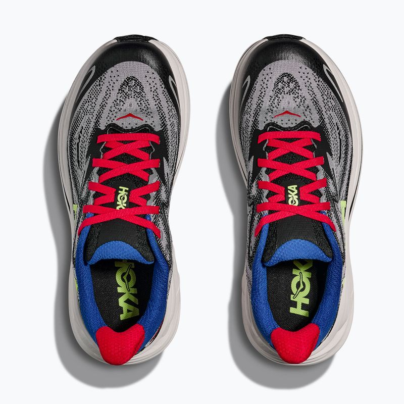 Gyerek futócipők HOKA Clifton 10 foggy grey/black 8