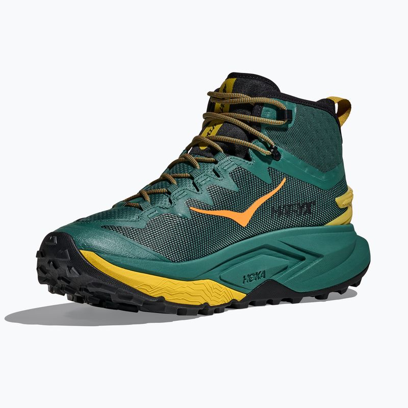 Férfi trekking bakancsok HOKA Mafate Hike thyme/yellow gold 2