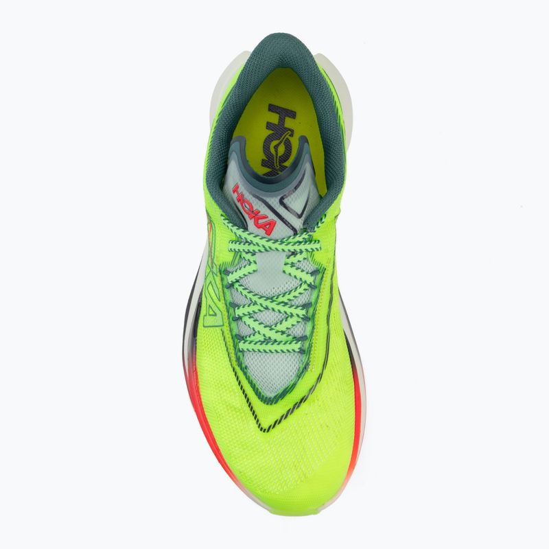 Futócipők HOKA Cielo X1 3.0 neon yuzu/thyme 5