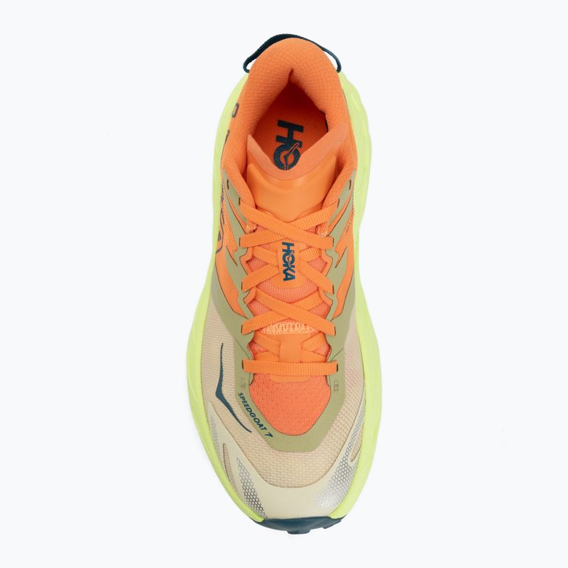 Női futócipők HOKA Speedgoat 7 persimmon/neon yuzu 5