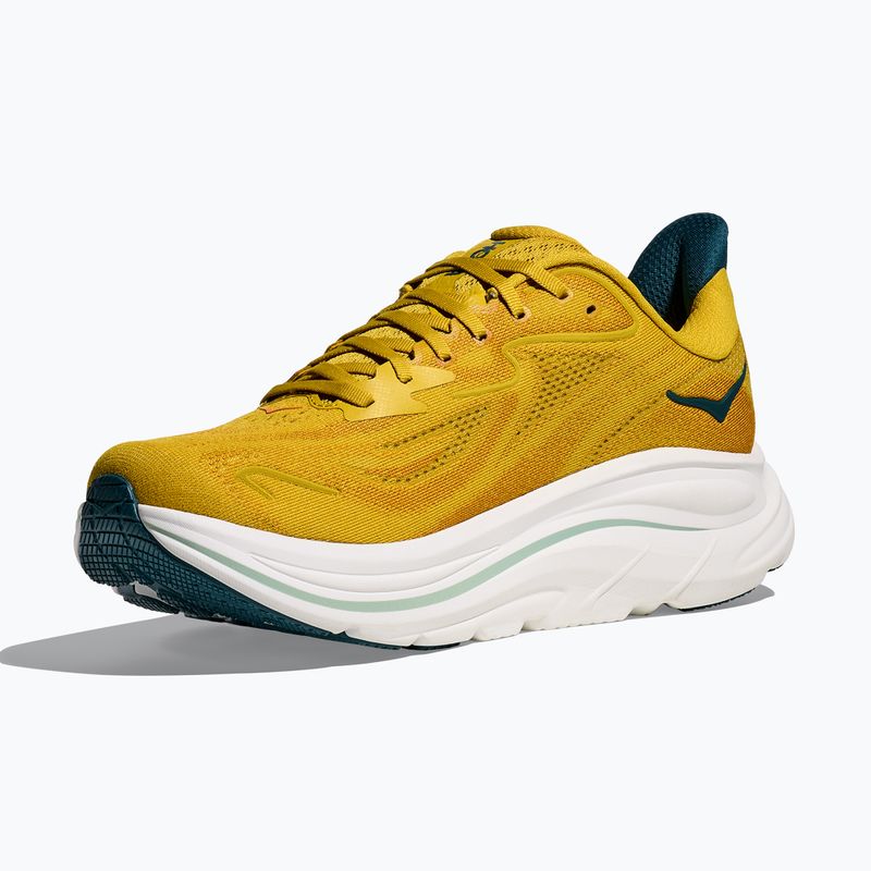 Férfi futócipők HOKA Clifton 10 yellow gold/tidal wave 2