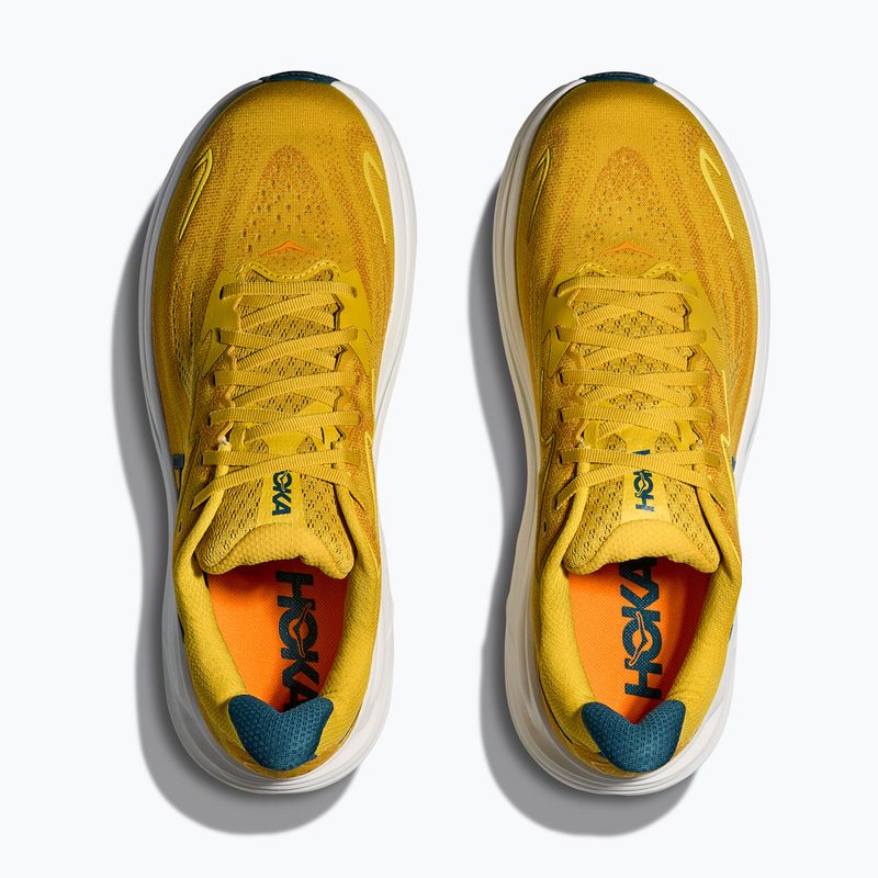 Férfi futócipők HOKA Clifton 10 yellow gold/tidal wave 7