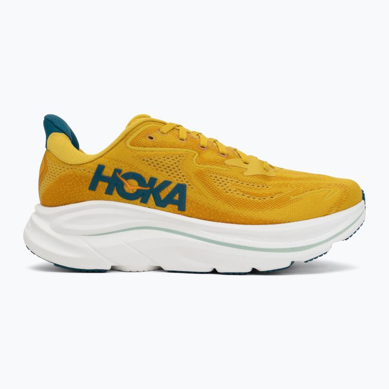 Férfi futócipők HOKA Clifton 10 yellow gold/tidal wave 2