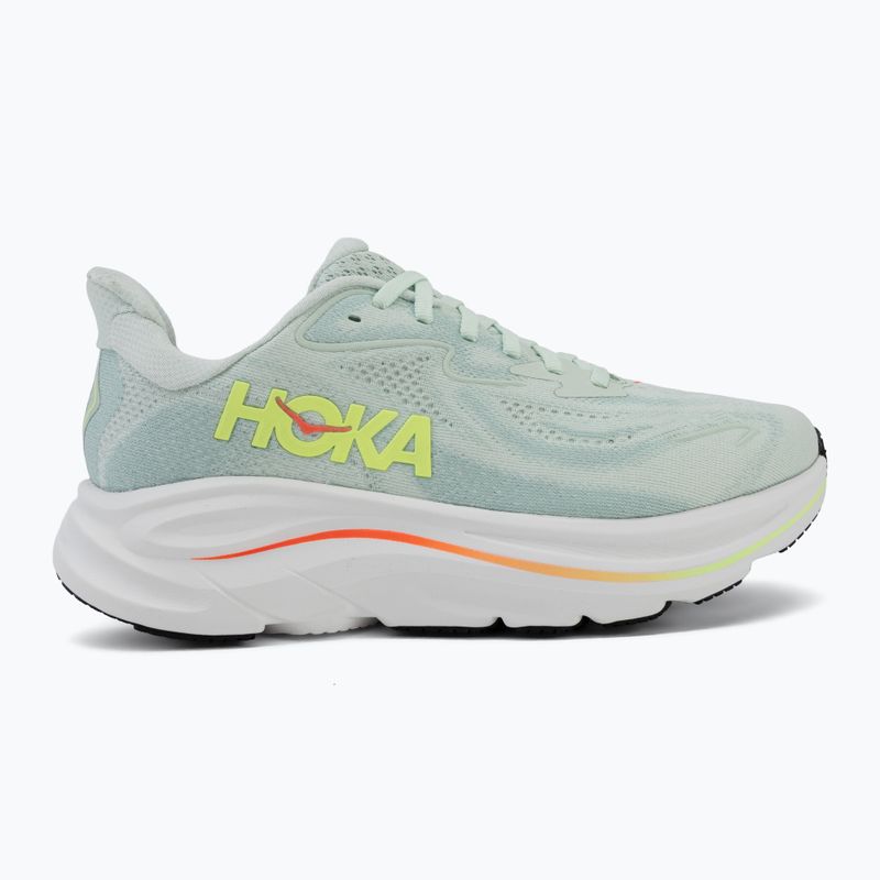 Női futócipők HOKA Clifton 10 sea glass/neon flame 2