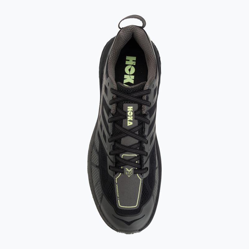Cipők HOKA Speedgoat 2 Black/Asphalt Grey 5