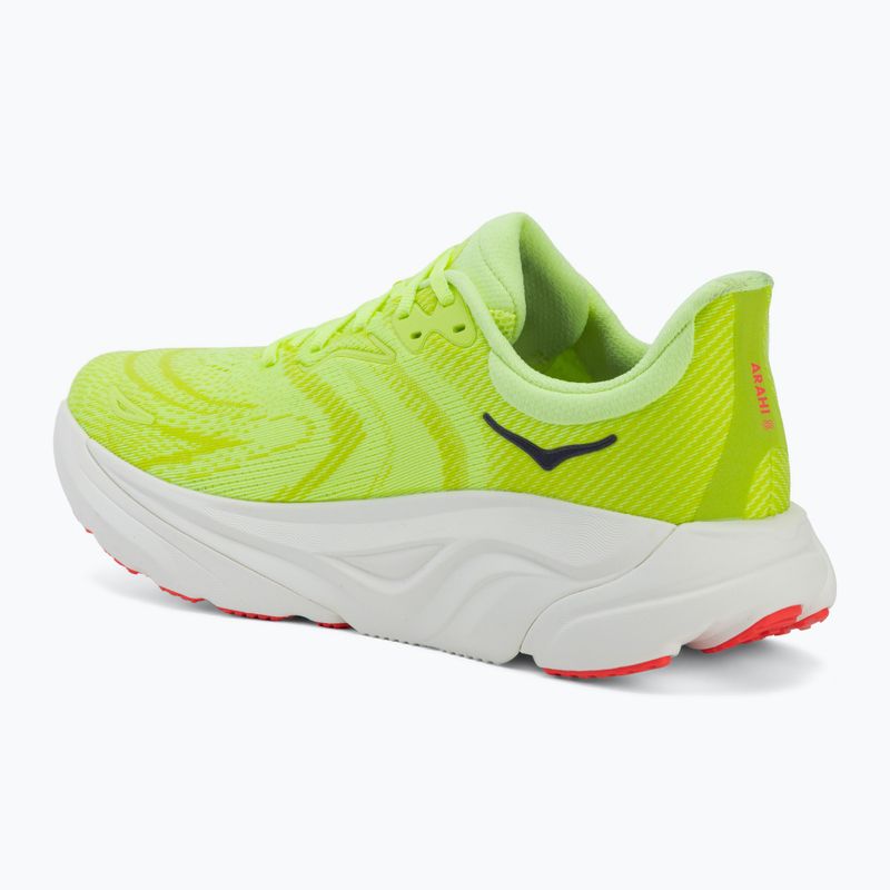 Férfi futócipők HOKA Arahi 8 neon yuzu/neon flame 3