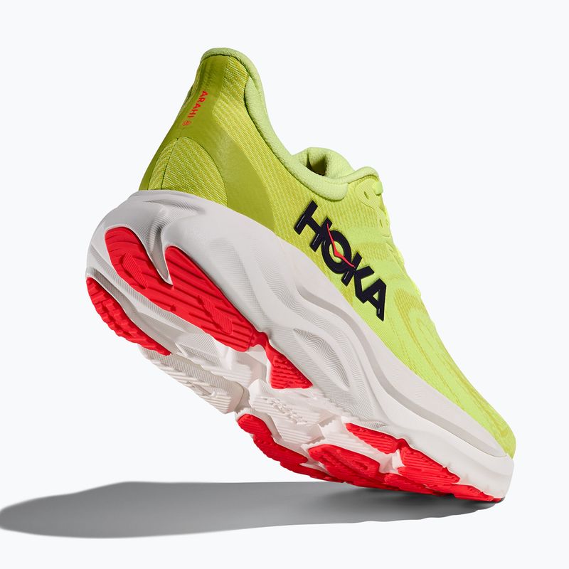 Férfi futócipők HOKA Arahi 8 neon yuzu/neon flame 5