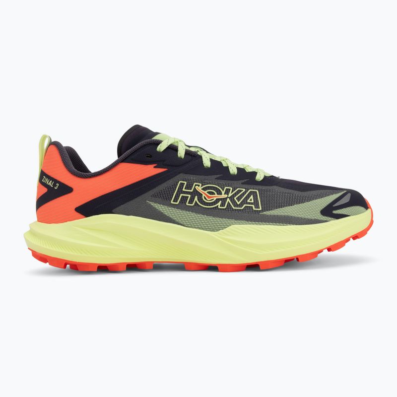 Férfi futócipők HOKA Zinal 3 squid ink/neon yuzu 2