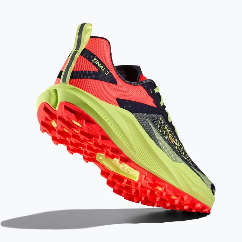 Férfi futócipők HOKA Zinal 3 squid ink/neon yuzu 5
