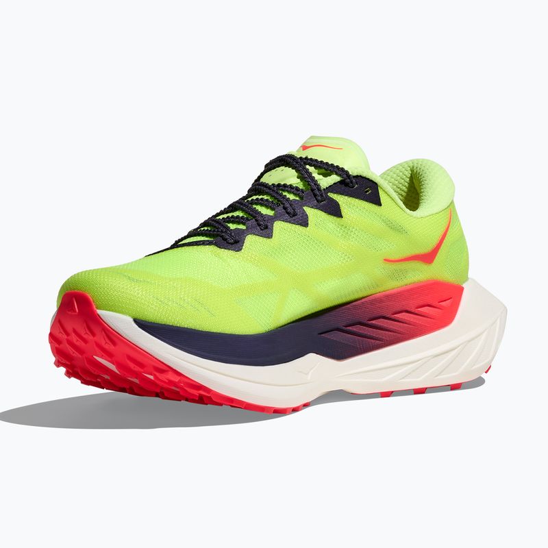 Férfi futócipők HOKA Rocket X Trail neon Yuzu/neon flame 2
