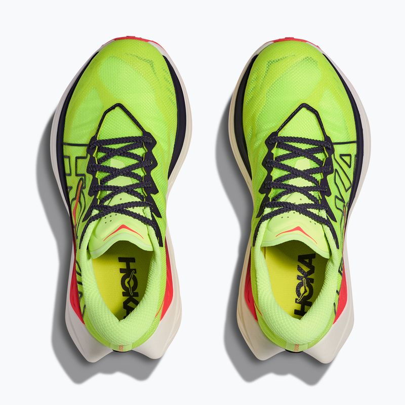 Férfi futócipők HOKA Rocket X Trail neon Yuzu/neon flame 7