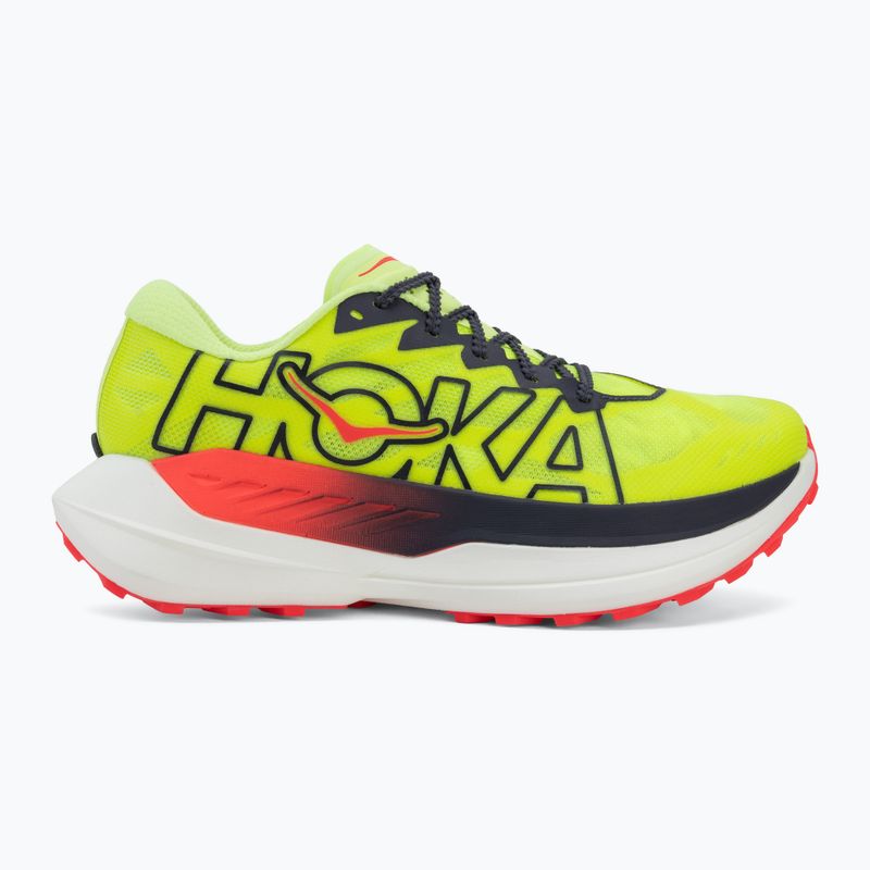 Férfi futócipők HOKA Rocket X Trail neon Yuzu/neon flame 2