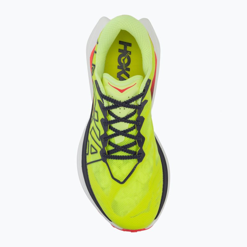 Férfi futócipők HOKA Rocket X Trail neon Yuzu/neon flame 5