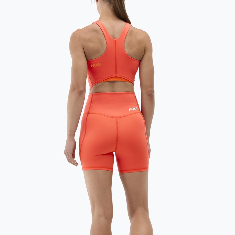 Női rövidnadrág HOKA Elaro 5" Bike bell pepper 3