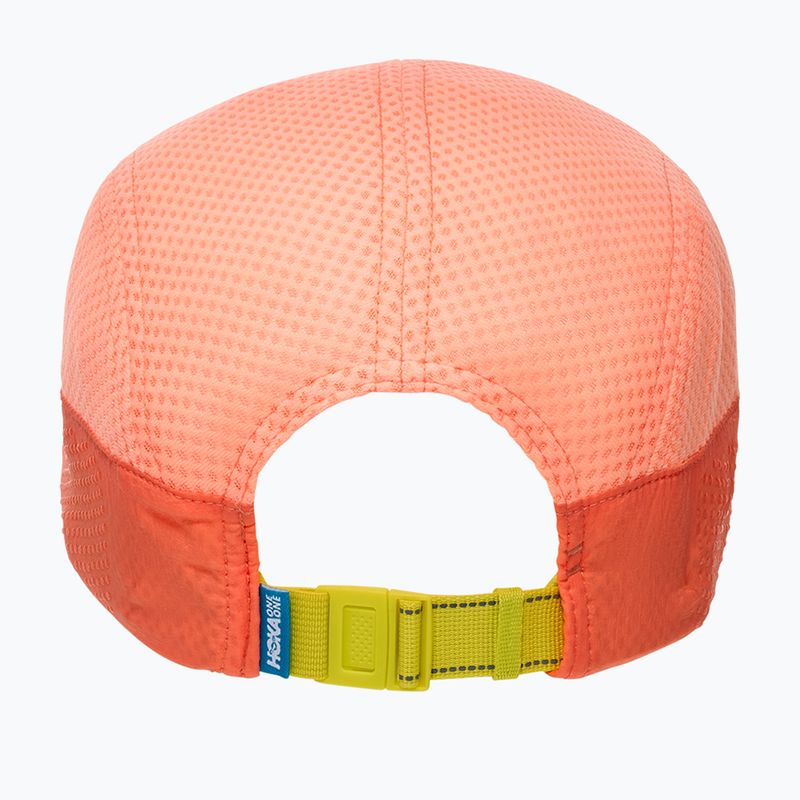 Baseball sapka HOKA Trail Race neon cantaloupe 4