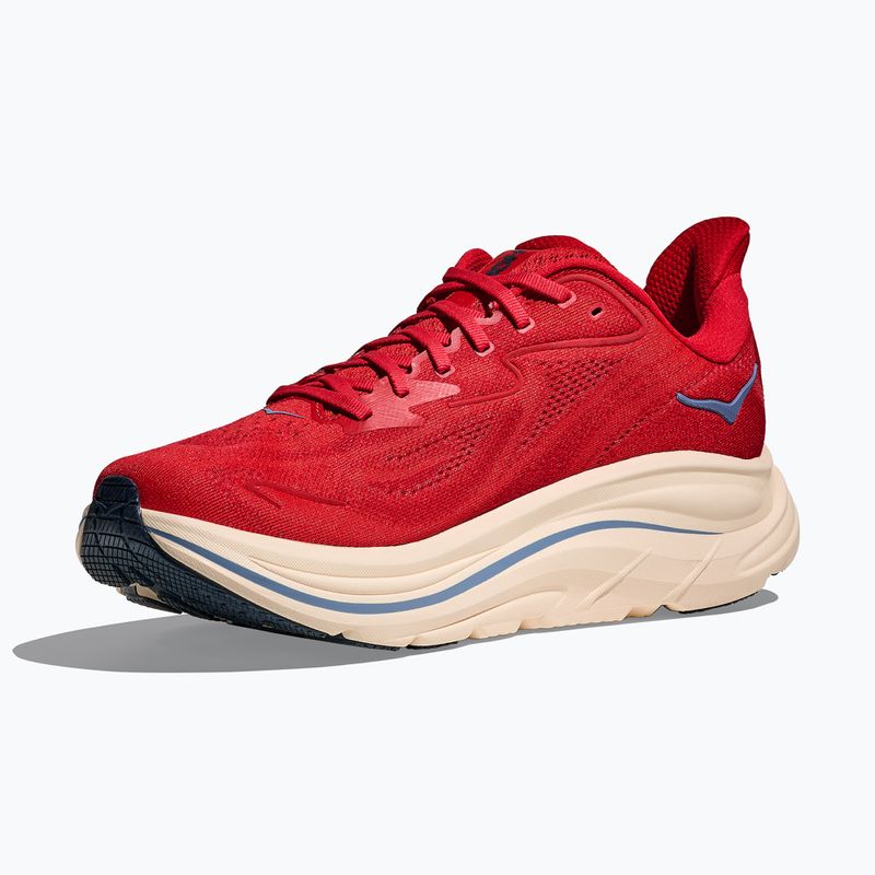 Férfi futócipők Hoka Clifton 10 vermillion/varsity navy 4