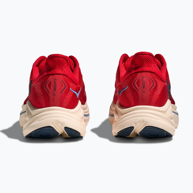 Férfi futócipők Hoka Clifton 10 vermillion/varsity navy 6