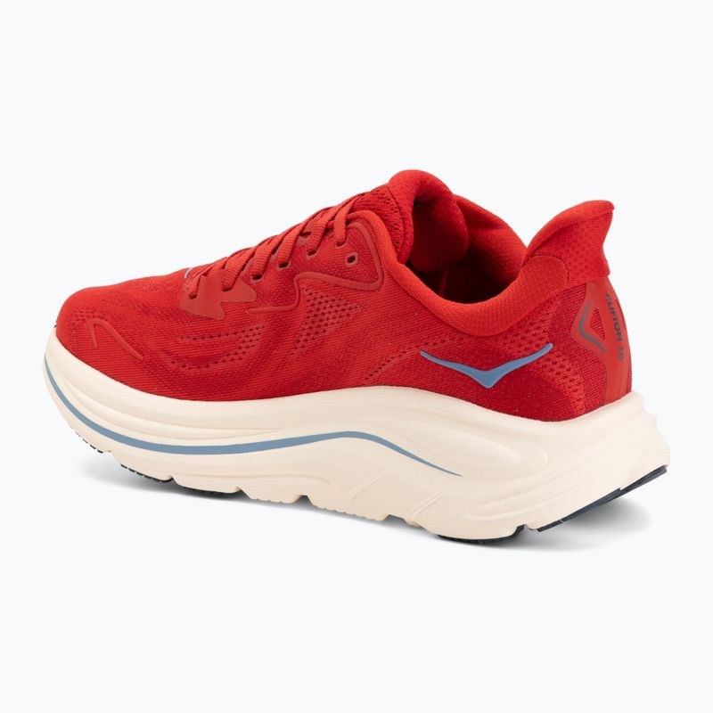 Férfi futócipők Hoka Clifton 10 vermillion/varsity navy 3