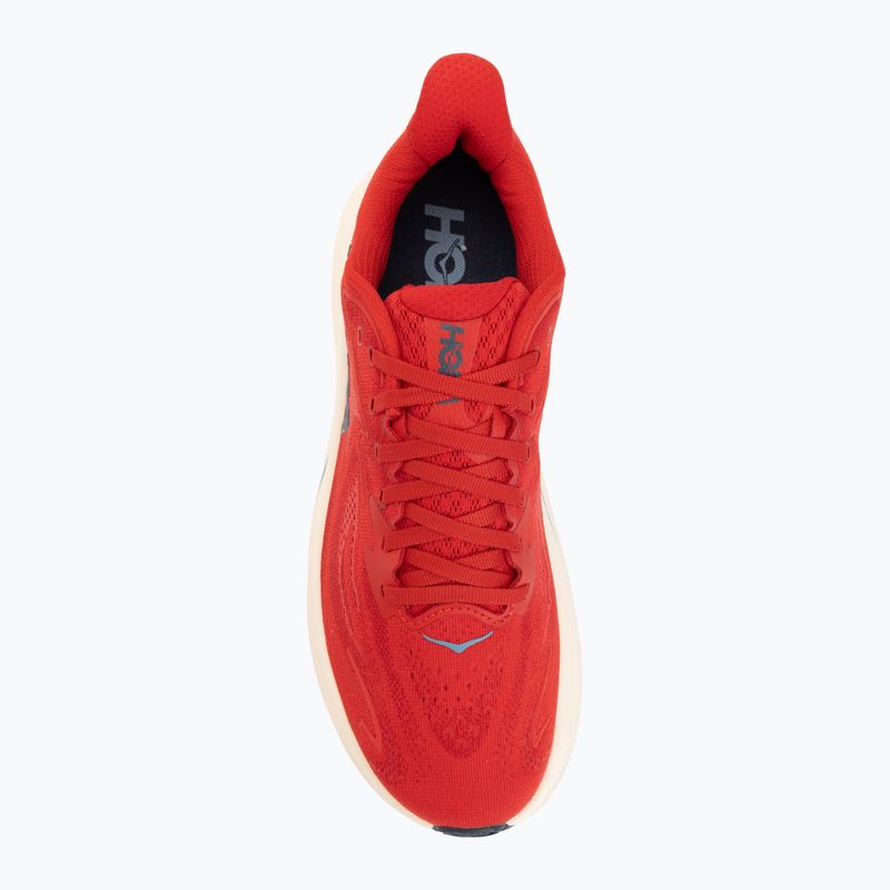 Férfi futócipők Hoka Clifton 10 vermillion/varsity navy 5