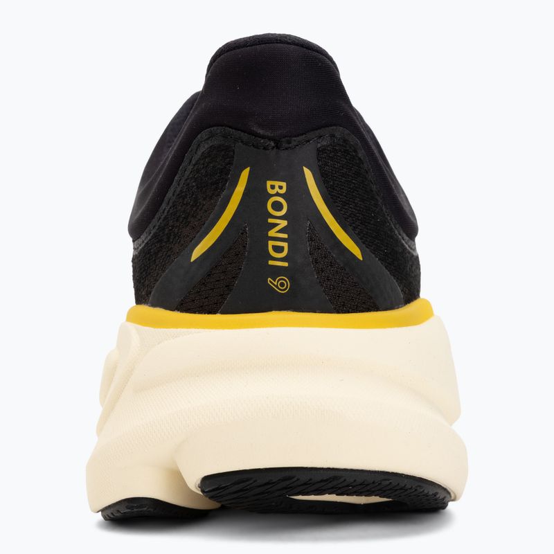 Férfi futócipők Hoka Bondi 9 carbon black/yellow gold 6