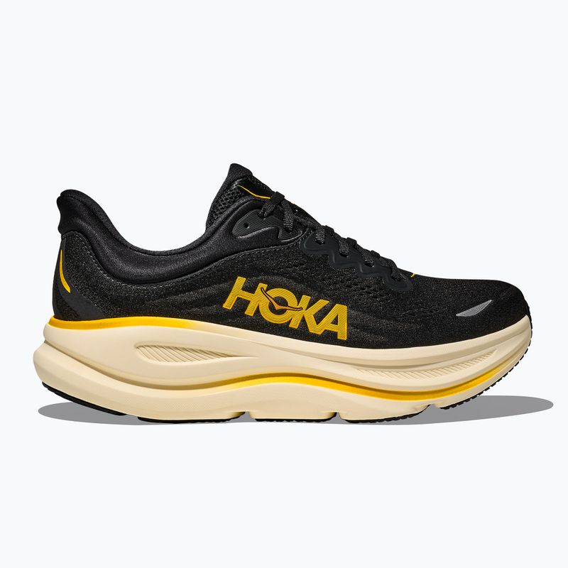 Férfi futócipők Hoka Bondi 9 carbon black/yellow gold 2
