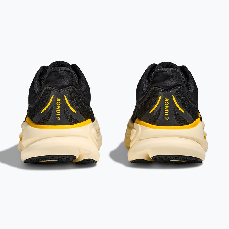 Férfi futócipők Hoka Bondi 9 carbon black/yellow gold 6