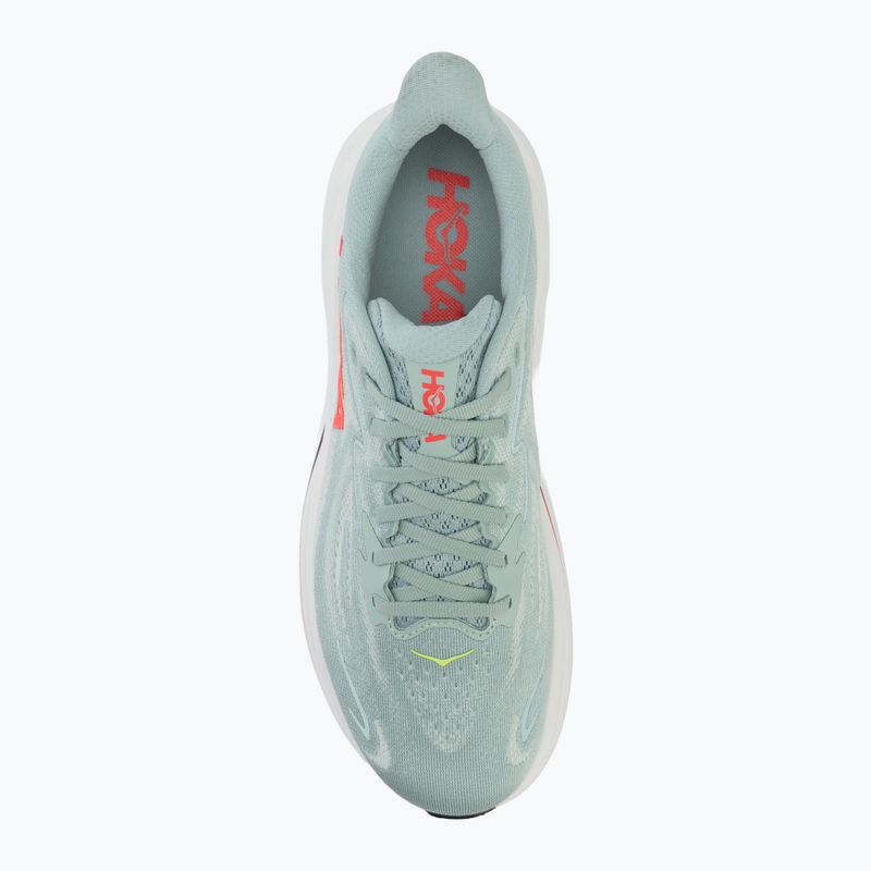 Férfi futócipők HOKA Clifton 10 sage/neon flame 5