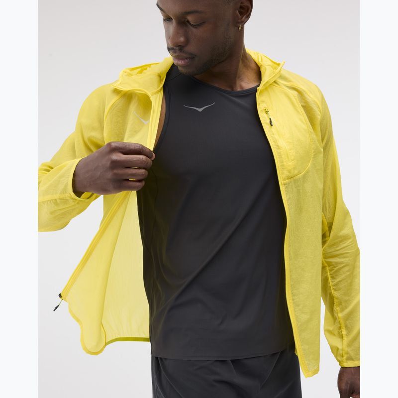 Férfi futódzseki HOKA Skyflow neon hoka citrus 4