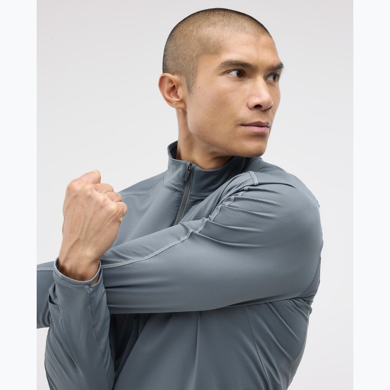 Férfi futófelső HOKA GlideTech Quarter Zip faded navy 4