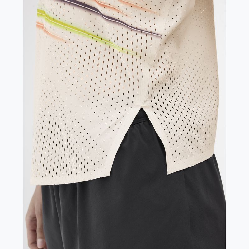 Női futópóló HOKA Race Day Singlet alabaster flare 7