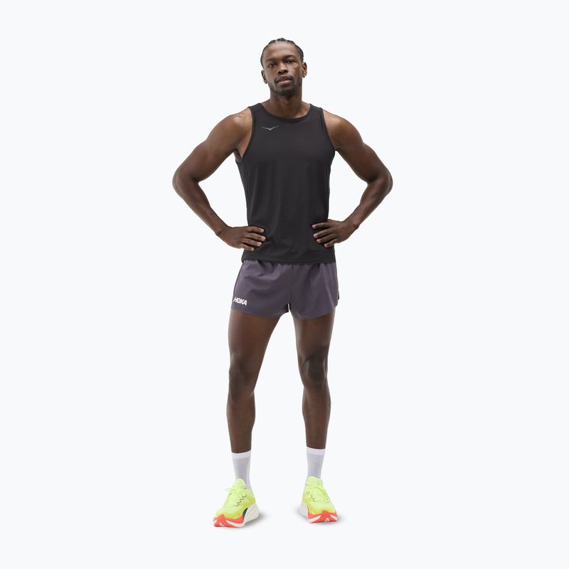 Férfi futóshort HOKA Race Day Split squid ink 2