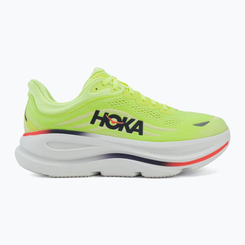 Férfi futócipők HOKA Bondi 9 Wide neon yuzu/sunlight 2