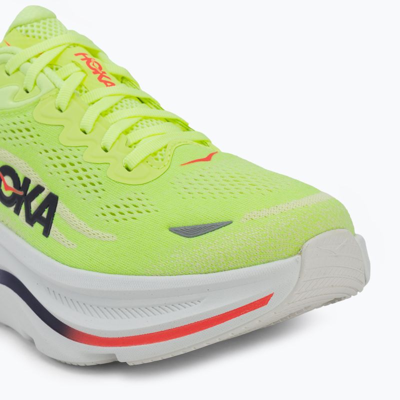 Férfi futócipők HOKA Bondi 9 Wide neon yuzu/sunlight 7