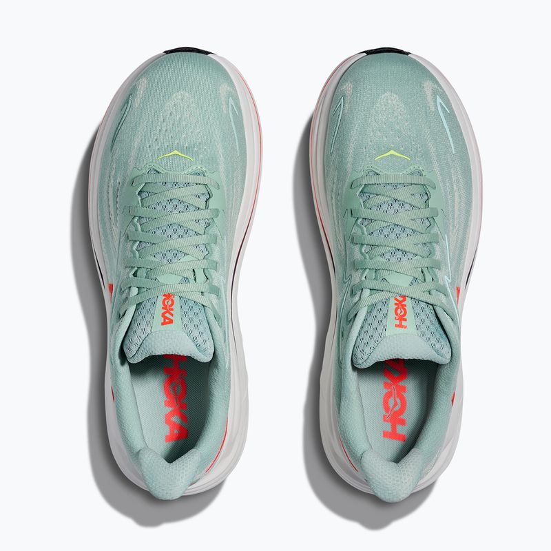 Férfi futócipők HOKA Clifton 10 Wide sage/neon flame 7