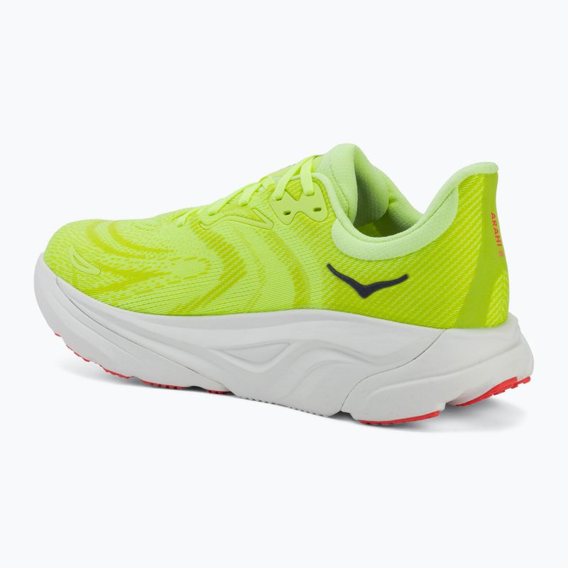 Férfi futócipők HOKA Arahi 8 Wide neon yuzu/neon flame 3