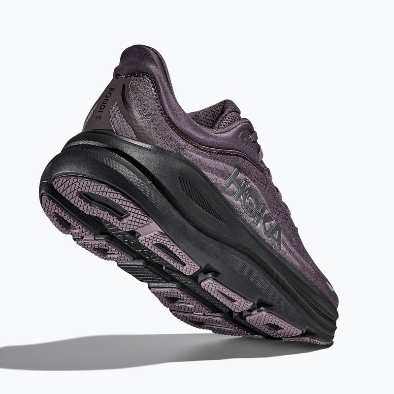 Férfi futócipők Hoka Bondi 9 galaxy /carbon black 5