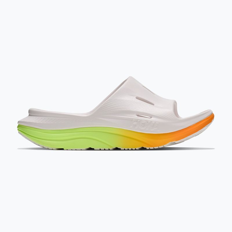 Papucsok HOKA Ora Recovery Slide 3 white/neon yuzu 2