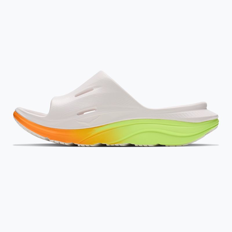 Papucsok HOKA Ora Recovery Slide 3 white/neon yuzu 3