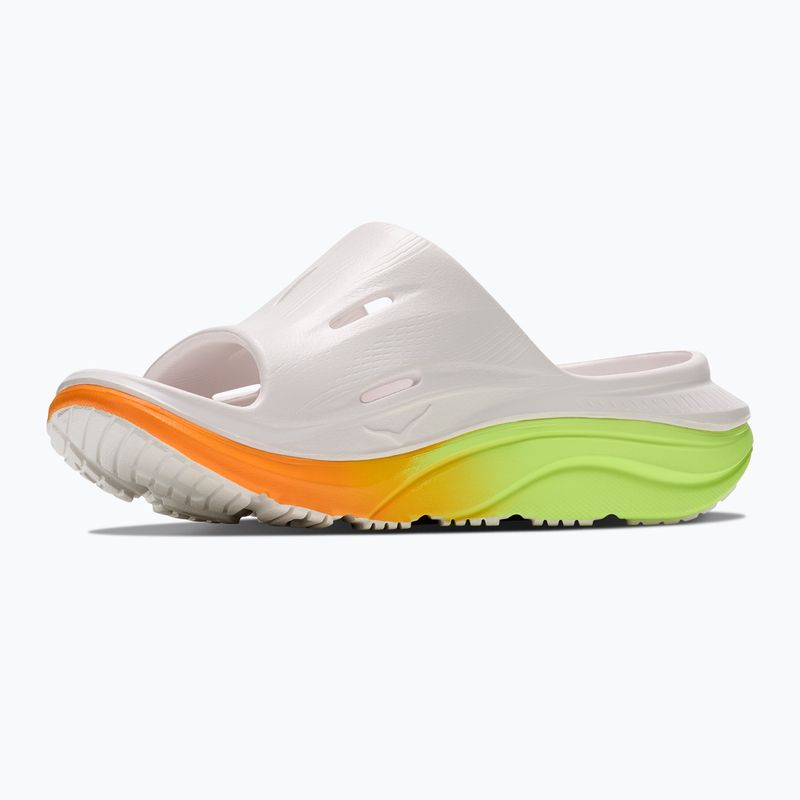 Papucsok HOKA Ora Recovery Slide 3 white/neon yuzu 4