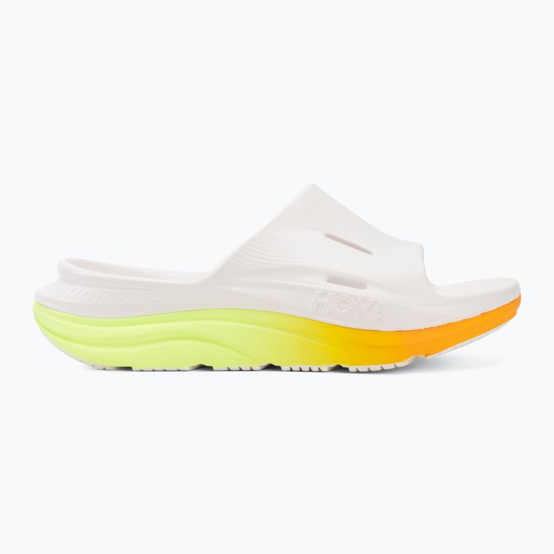 Papucsok HOKA Ora Recovery Slide 3 white/neon yuzu 2