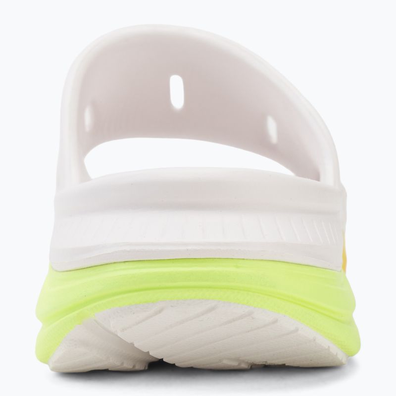 Papucsok HOKA Ora Recovery Slide 3 white/neon yuzu 6