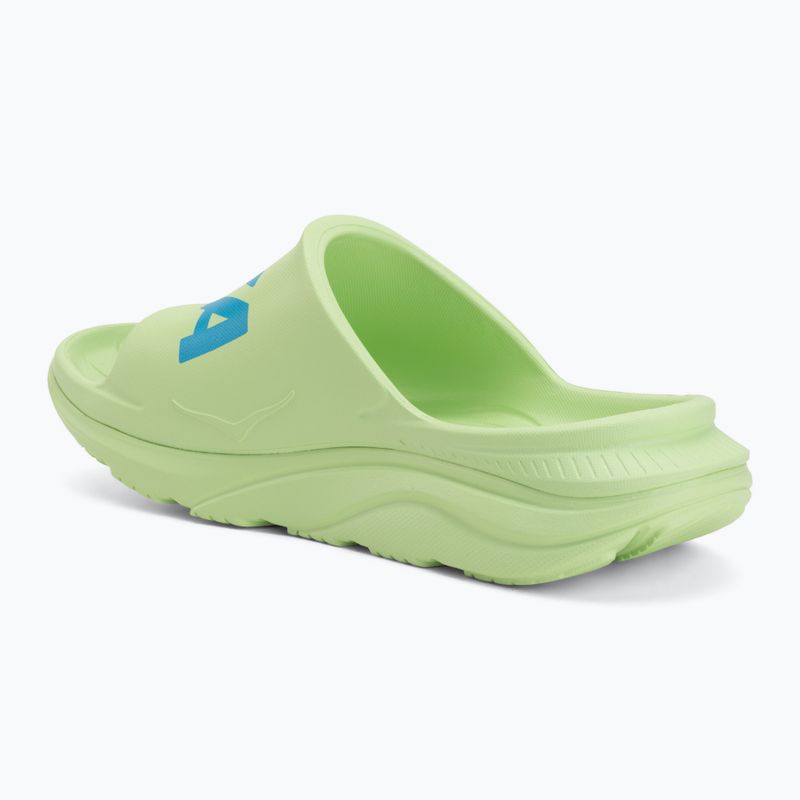 Papucsok HOKA Ora Athletic tart apple/skyward blue 3