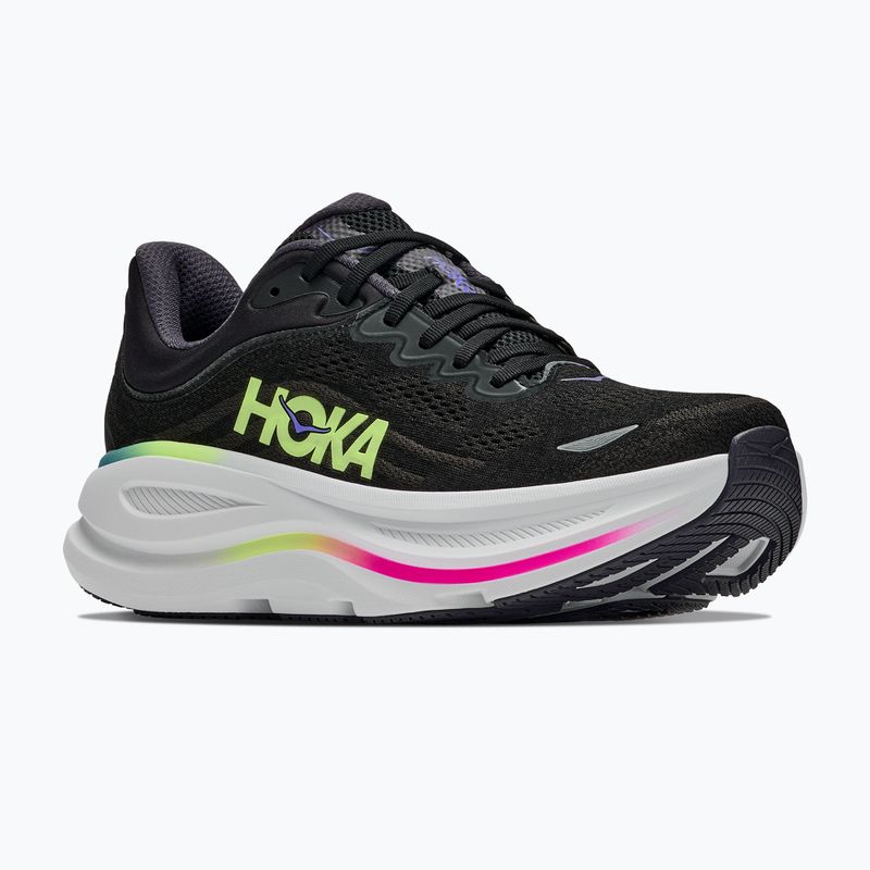 Férfi futócipők HOKA Bondi 9 black/neon yuzu