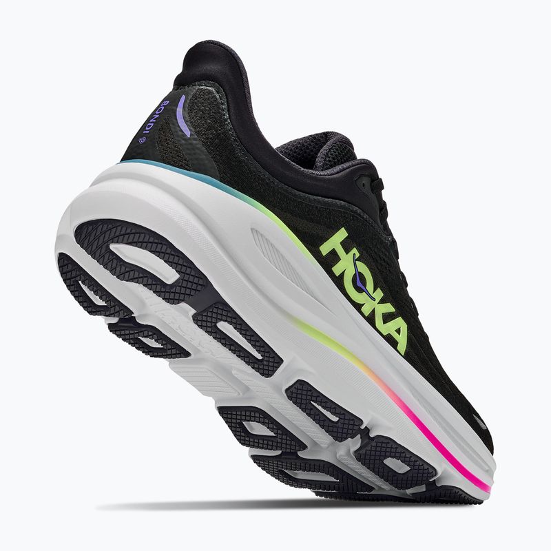 Férfi futócipők HOKA Bondi 9 black/neon yuzu 3
